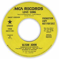 Elton John : Love Song